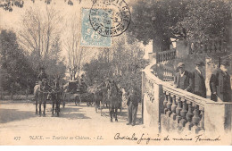 NICE - Touristes Au Chateau - Très Bon état - Monuments, édifices