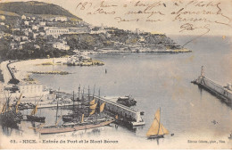 NICE - Entrée Du Port Et Le Pont Boron - Très Bon état - Transport (sea) - Harbour