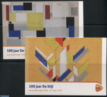Netherlands 2017 100 Years De Stijl, Presentation Pack 556a+b, Mint NH, Art - Industrial Design - Modern Art (1850-pre.. - Unused Stamps