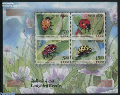 India 2017 Ladybird Beetle S/s, Mint NH, Nature - Insects - Unused Stamps
