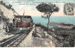 LA TURBIE - Chemin De Fer à Crémaillère De Monte Carlo - Très Bon état - La Turbie