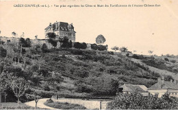 CRECY COUVE - Vue Prise Regardant Les Côtes Et Murs Des Fortifications De L'Ancien Château Fort - Très Bon état - Altri & Non Classificati