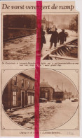 Leeuwen Beneden - Ijs In De Overstroomde Straten - Orig. Knipsel Coupure Tijdschrift Magazine - 1926 - Unclassified