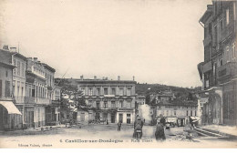 CASTILLON SUR DORDOGNE - Place Thiers - Très Bon état - Autres & Non Classés