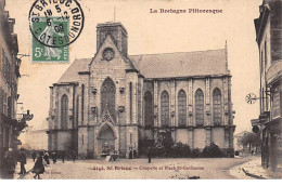 SAINT BRIEUC - Chapelle Et Place Saint Guillaume - Très Bon état - Saint-Brieuc