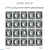 France 2019 Ceres Black S/s, Mint NH, Stamps On Stamps - Ongebruikt
