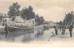 NARBONNE - Le Quai D'Alsace - Très Bon état - Narbonne