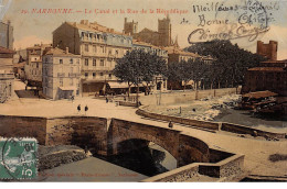 NARBONNE - Le Canal Et La Rue De La République - Très Bon état - Narbonne