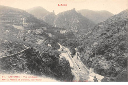 LASTOURS - Vue Générale Sur La Vallée De L'Orbiel, Les Tours - Très Bon état - Sonstige & Ohne Zuordnung