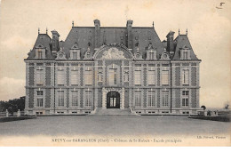 NEUVY SUR BARANGEON - Château De Saint Hubert - Façade Principale - Très Bon état - Autres & Non Classés