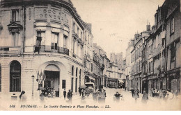 BOURGES - La Société Générale Et Place Planchat - Très Bon état - Bourges