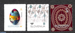 Slovenia 2020 Easter 3v S-a, Mint NH, Religion - Religion - Slovenia