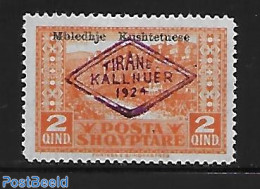 Albania 1924 Stamp Out Of Set, Unused (hinged) - Albanië