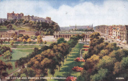 THE CASTLE AND PRINCES STREET . EDINBURGH - Other & Unclassified