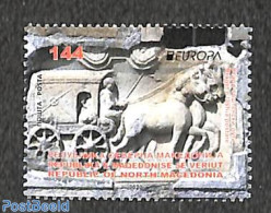 North Macedonia 2020 Europa, Old Postal Roads 1v, Mint NH, History - Nature - Transport - Europa (cept) - Horses - Pos.. - Post