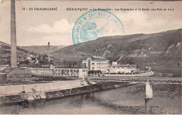 BESANCON - La Paserelle - Les Papeteries Et Le Doubs Aux Près De Vaux - Très Bon état - Besancon