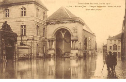 BESANCON - Inondations Des 20 21 Janvier 1910 - Temple Protestant - Mont De Piété - Ecole Des Garçons - Très Bon état - Besancon