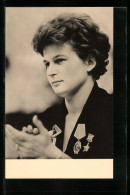 AK Die Erste Kosmonautin Valentina Tereschkowa Auf Dem Weltkongress Der Frauen In Moskau, Juni 1963  - Autres & Non Classés