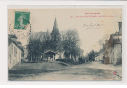 SAINT GERAND DE VAUX - Bourbonnais - Entrée Et église - état - Otros & Sin Clasificación