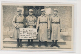 SOISSONS - Militaires - Carte Photo - Trés Bon état - Soissons