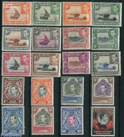 East Africa 1938 Definitives 20v, Unused (hinged), Nature - Transport - Animals (others & Mixed) - Birds - Cat Family .. - Ships