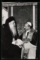 AK Papst Paul VI. & Der Patriarch Von Constantinopel  - Papas
