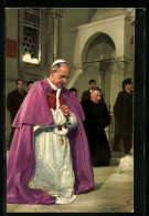 AK Portrait Von Papst Paul VI. Beim Gebet  - Papas