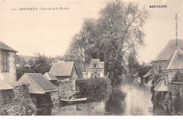 PONTRIEUX - Une Vue De La Rivière - Très Bon état - Pontrieux