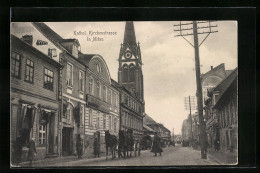 AK Mitau, Partie In Der Katholischen Kirchstrasse  - Letonia