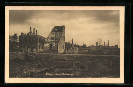 AK Mitau, Ruinen In Der Lilienfeldstrasse  - Lettonia