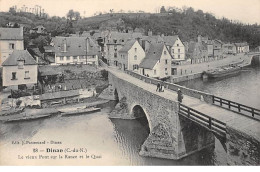 DINAN - Le Vieux Pont Sur La Rance Et Le Quai - Très Bon état - Dinan