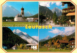 72636977 Leutasch Pfarrkirche Waidach OT Untergasse OT Klamm Mit Wetterstein Leu - Other & Unclassified