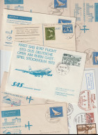 50 Covers With Airlines As A Theme, Either Stamps Or Postmarks. Postal Weight 0,255 Kg. Please Read Sales Conditions Und - Flugzeuge