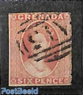 Grenada 1861 6d, Used, Used Stamps - Andere & Zonder Classificatie