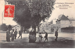 SAINT BRIEUC - Boulevard Charner Et Gare Départementale - Très Bon état - Saint-Brieuc