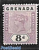 Grenada 1895 8d, Stamp Out Of Set, Unused (hinged) - Other & Unclassified