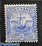 Grenada 1906 2.5d, Ultramarin, Stamp Out Of Set, Unused (hinged), Transport - Ships And Boats - Bateaux