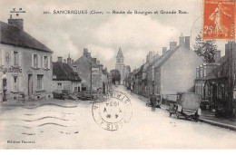 SANCERGUES - Route De Bourges Et Grande Rue - Très Bon état - Sancergues