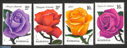Romania 2022 Roses 4v, Mint NH, Nature - Flowers & Plants - Roses - Ongebruikt