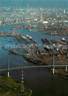 72636948 Hamburg Koehlbrandbruecke Fliegeraufnahme Hamburg - Andere & Zonder Classificatie