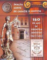 Romania 2022 High Court S/s, Mint NH, Various - Justice - Ongebruikt