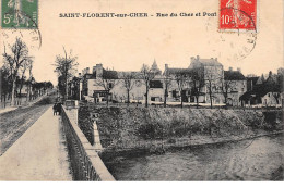 SAINT FLORENT SUR CHER - Rue Du Cher Et Pont - Très Bon état - Saint-Florent-sur-Cher