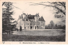 MENETOU SALON - Le Château Et Le Parc - état - Sonstige & Ohne Zuordnung