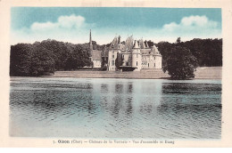 OIZON - Château De La Verrerie - Vue D'ensemble Et Etang - Très Bon état - Other & Unclassified