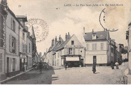 LAON - La Place Saint Julien Et La Rue Saint Martin - Très Bon état - Laon