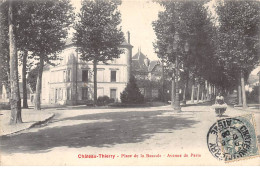 CHATEAU THIERRY - Place De La Bascule - Avenue De Paris - Très Bon état - Chateau Thierry