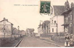 CHAUNY - La Rue Amédée Evrard - Très Bon état - Chauny