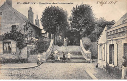 CHAUNY - Escaliers Des Promenades - Très Bon état - Chauny