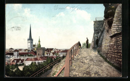 AK Reval, Blick Von Der Domtreppe Auf Den Ort  - Estland