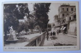 FRANCE - ALPES MARITIMES - GRASSE - Le Monument Fragonard Et Le Casino - Grasse